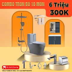 Combo Trọn Bộ Nhà Tắm 10 Món Nóng Lạnh CODOR - CB21