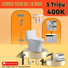 Trọn Bộ Combo 10 Món Nhà Tắm Nóng Lạnh CODOR - CB27