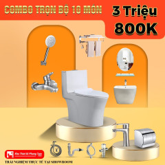 Trọn Bộ Combo 10 Món Nhà Tắm Đen CODOR - CB33
